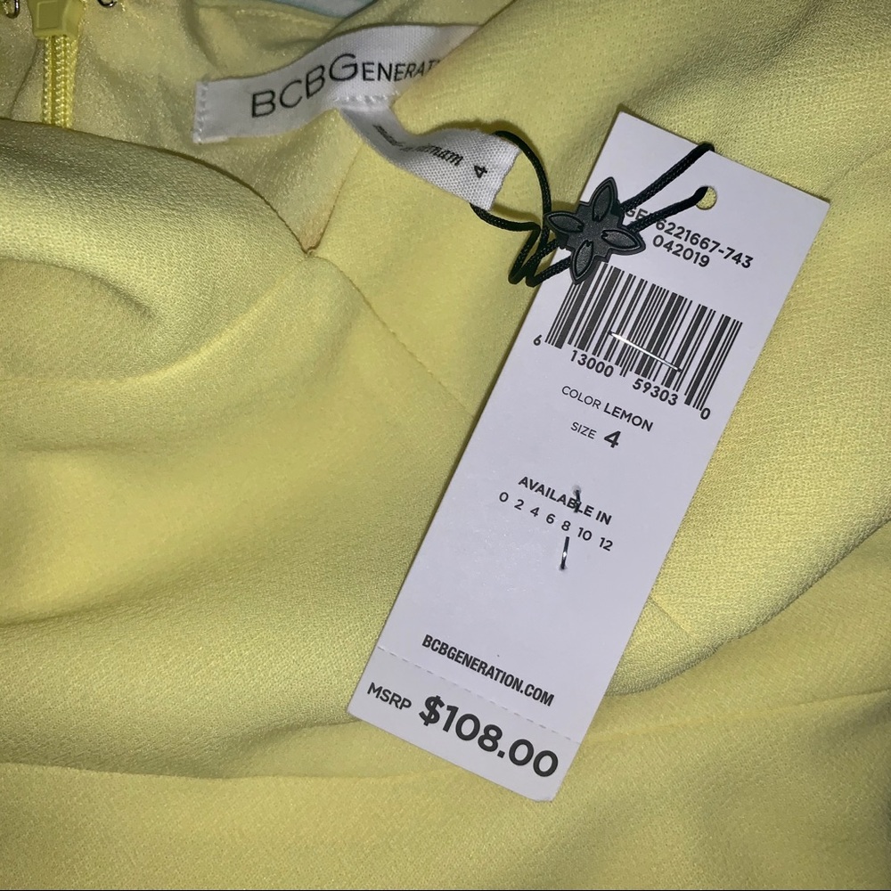 Yellow Mini Sundress - Picture 3 of 7